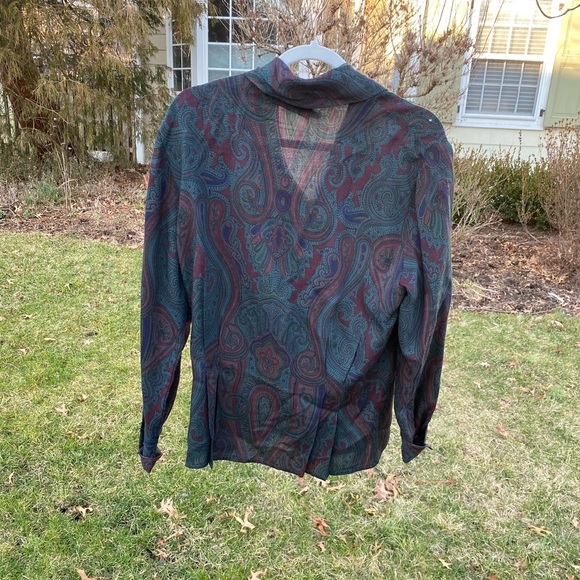 Ralph Lauren Vintage Designer Wool Blouse - Picture 7 of 7